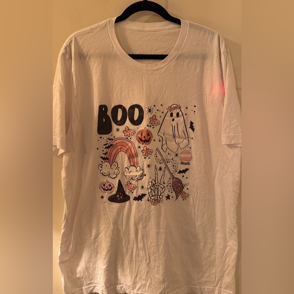 Halloween Graphic Tee - White
